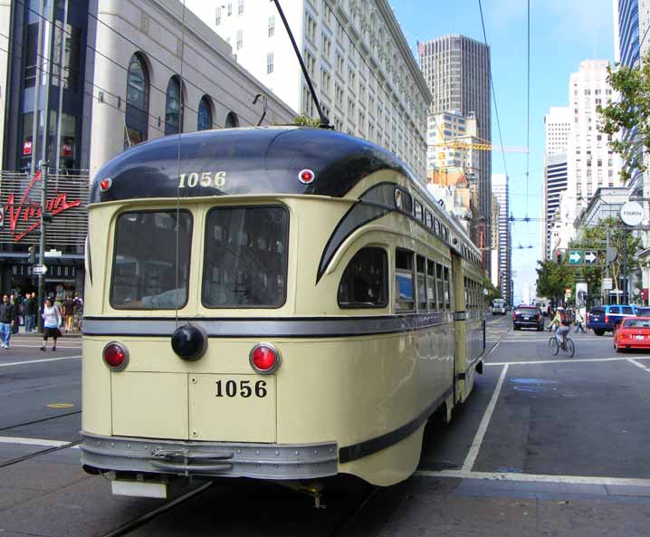 San Francisco MUNI Kansas City PCC streetcar 1056